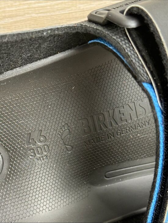 Birkenstock Tatacoa Men’s Sz 13/EU 46 Blue Black Ombre Slingback Hiking Sandals main image 5